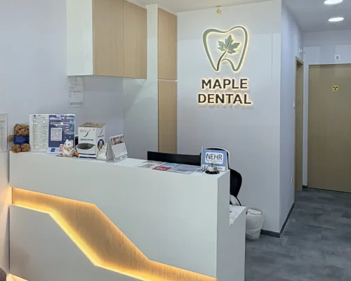 Maple Dental newly renovated clinic interior Kovan Singapore